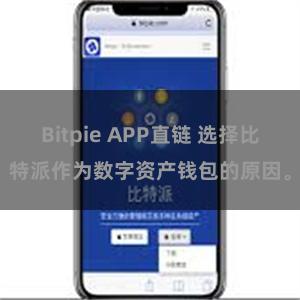 Bitpie APP直链 选择比特派作为数字资产钱包的原因。