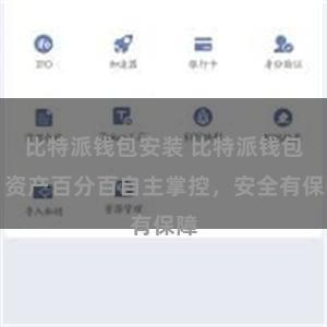 比特派钱包安装 比特派钱包：资产百分百自主掌控，安全有保障