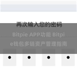 Bitpie APP功能 Bitpie钱包多链资产管理指南