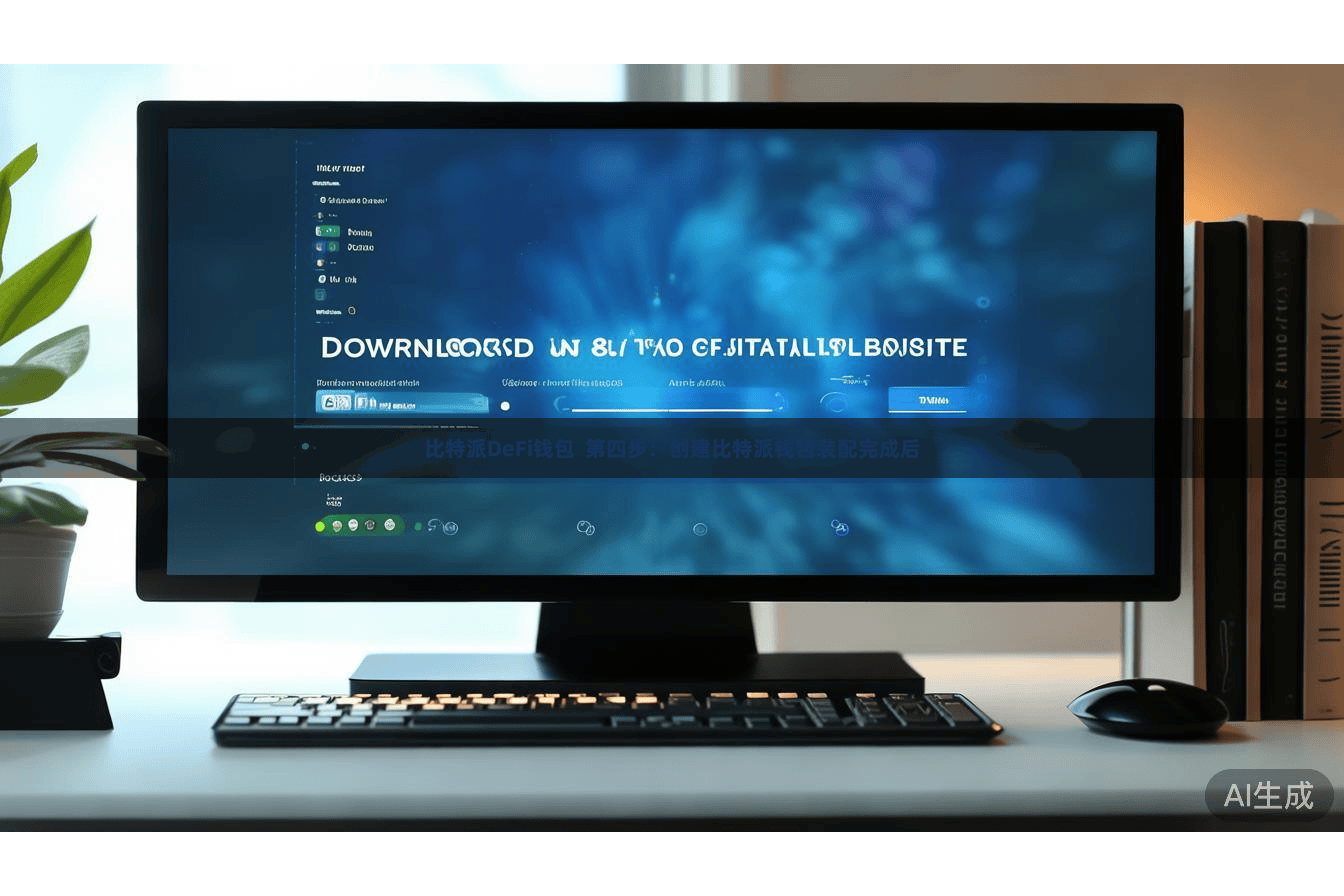 比特派DeFi钱包  第四步：创建比特派钱包装配完成后