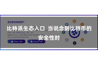 比特派生态入口  当说念到比特币的安全性时