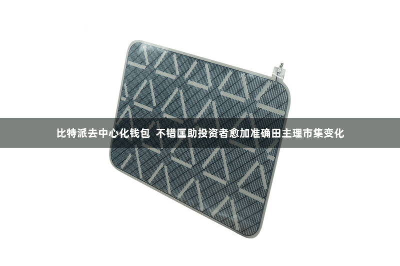 比特派去中心化钱包  不错匡助投资者愈加准确田主理市集变化