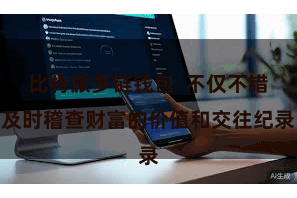 比特派多链钱包  不仅不错及时稽查财富的价值和交往纪录